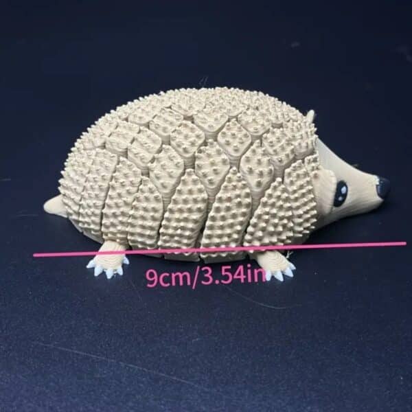 3D Printed Articulated Hedgehog Statue Toy for Children's - Image 2