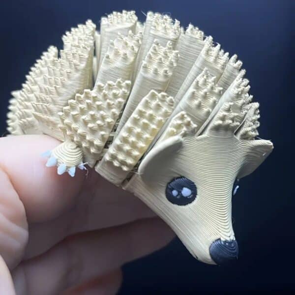 3D Printed Articulated Hedgehog Statue Toy for Children's - Image 4