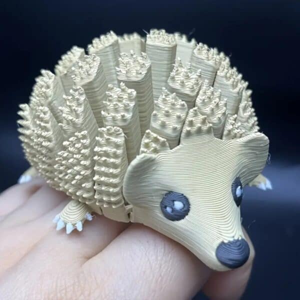 3D Printed Articulated Hedgehog Statue Toy for Children's - Image 5