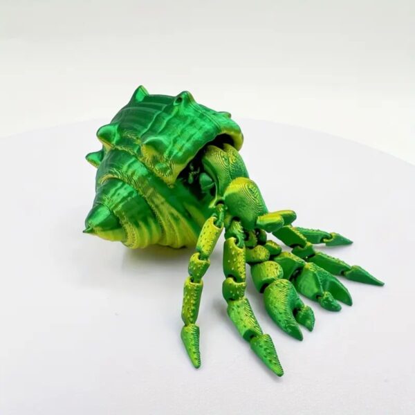 3D Customizable Hermit Crab Toy with Movable Joints - Image 2