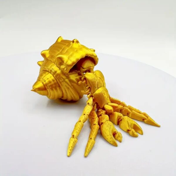 3D Customizable Hermit Crab Toy with Movable Joints - Image 3