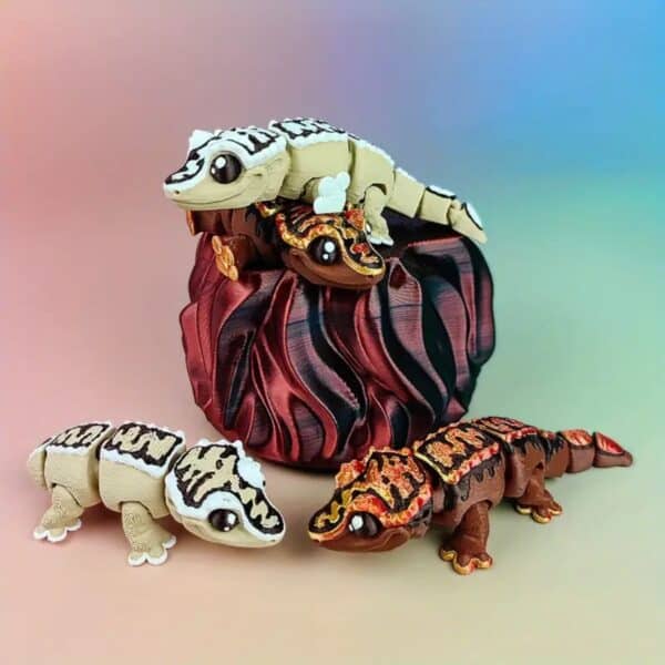 3D Printed Customized Articulated Lizard Toy for Children - Image 4