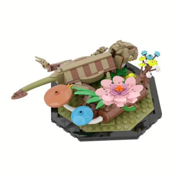 Creative 3D Movable Jointed Lizard Miniature Toy for Kids - Image 3