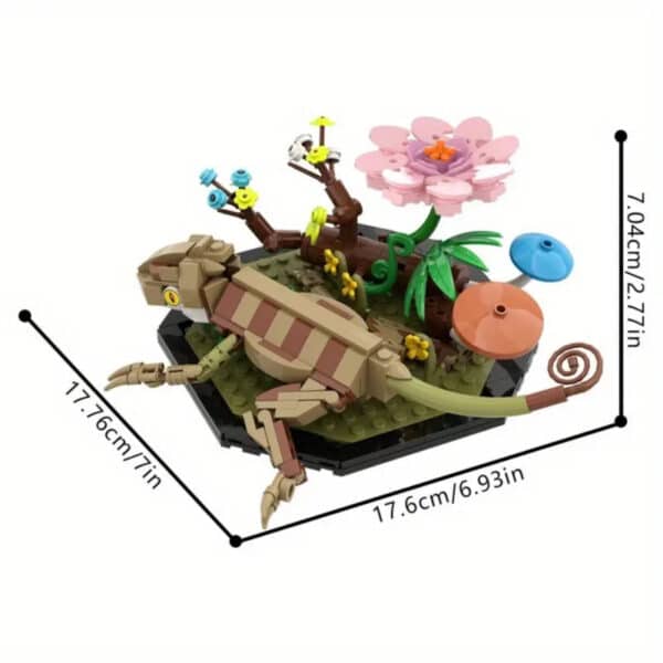 Creative 3D Movable Jointed Lizard Miniature Toy for Kids - Image 5