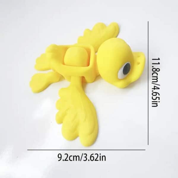 Creative Adorable Articulated 3D Printed Yellow Duck Toy - Image 2
