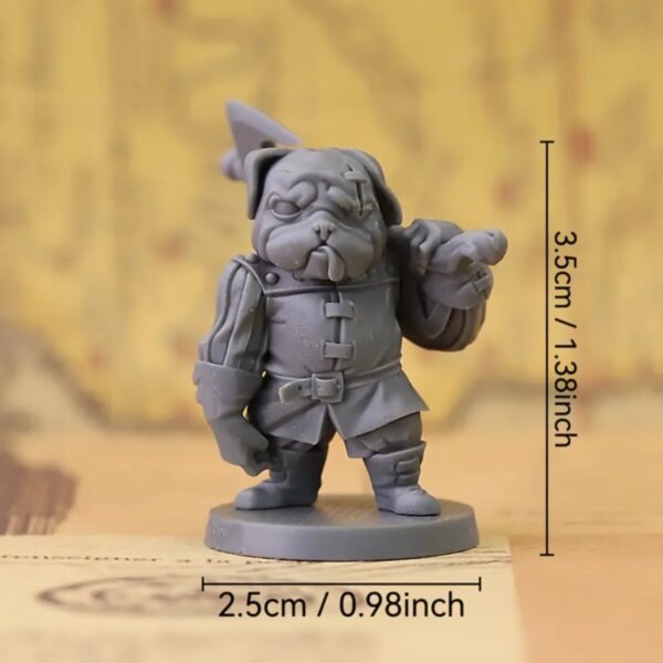 Customized 3D Printed Axe Dog Miniature Toy for Children - Image 4