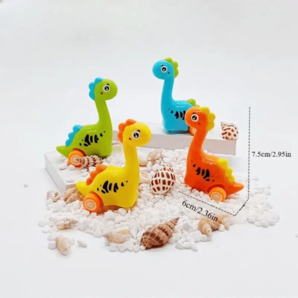 3D Printed Cartoon Dinosaur Roller Skate Toys for Kids - Image 2