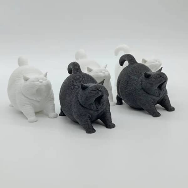 Charming 3D Articulated Yawning Cat Toy for Childrens - Image 4