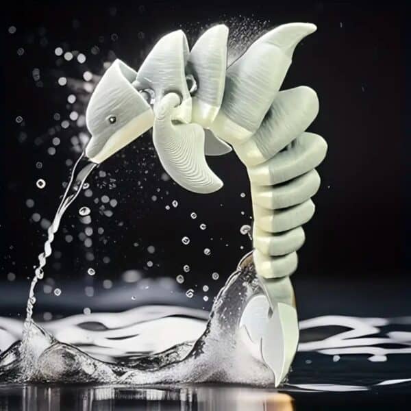 3D Printed Charming Dolphin Statue Toy for Children's - Image 3