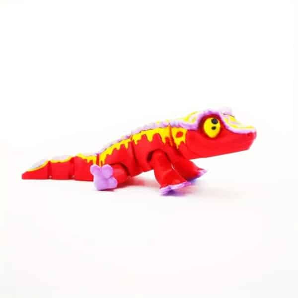 Colorful Articulated 3D Custom Chameleon Toy for Children - Image 3