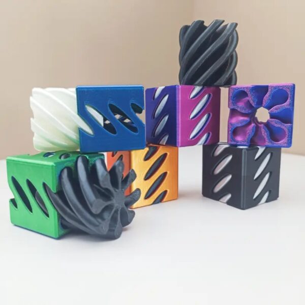 Customized 3D Printed Rotating Fidget Cubes Toy for Kids - Image 2