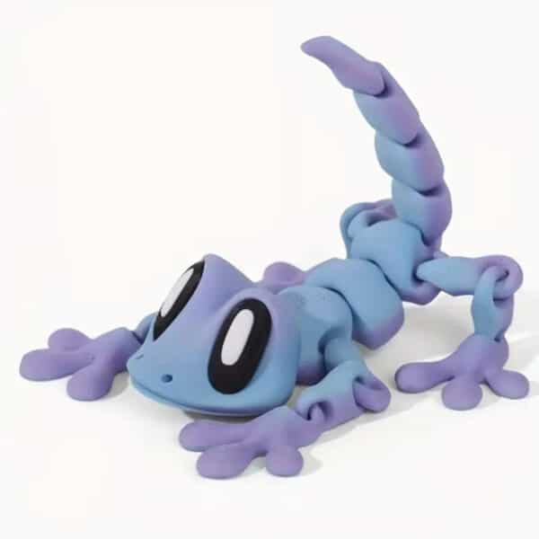 Articulated Customized 3D Gecko Toy with Movable Joints - Image 2