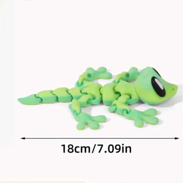 Articulated Customized 3D Gecko Toy with Movable Joints - Image 3