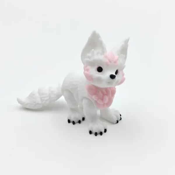 3D Printed Charming Colorful Glacier Fox Toy for Children's - Image 4
