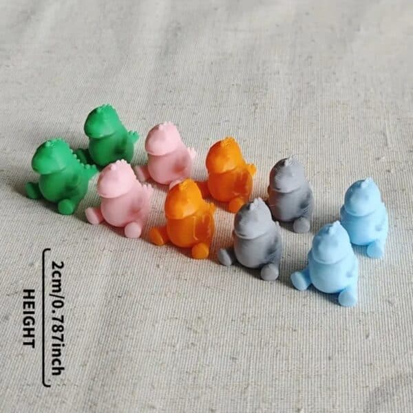 Customized 3D Printed Colorful Mini Dinosaur Toys for Kids - Image 3
