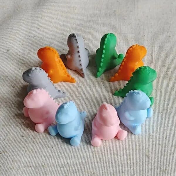 Customized 3D Printed Colorful Mini Dinosaur Toys for Kids - Image 5