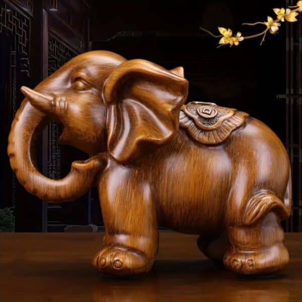 Customized 3D Printed Sandalwood Elephants Toy for Kids - Image 4