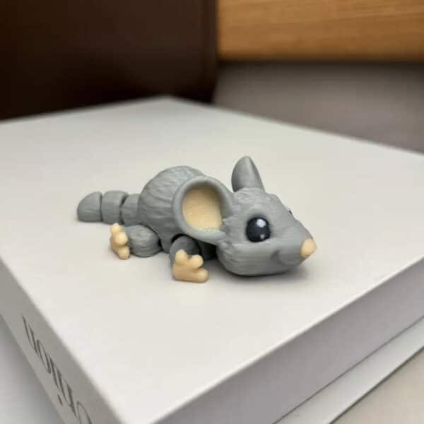 Customized Charming 3D Printed Cute Mouse Toy for Children - Image 3