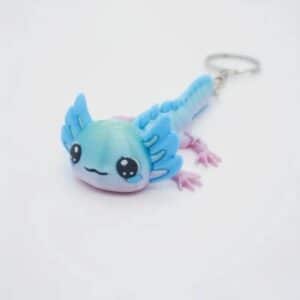 Axolotl Animal Keychain