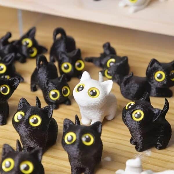 Customized 3D Printed Cute Little Cat Toy for Children - Image 3