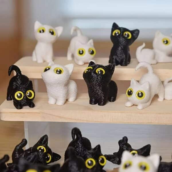 Customized 3D Printed Cute Little Cat Toy for Children - Image 5
