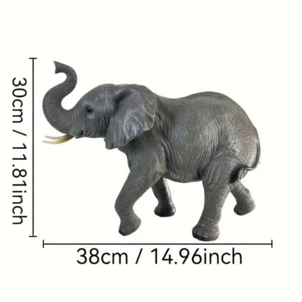 Customized 3D Printed Realistic Elephant Toy for Children - Image 6