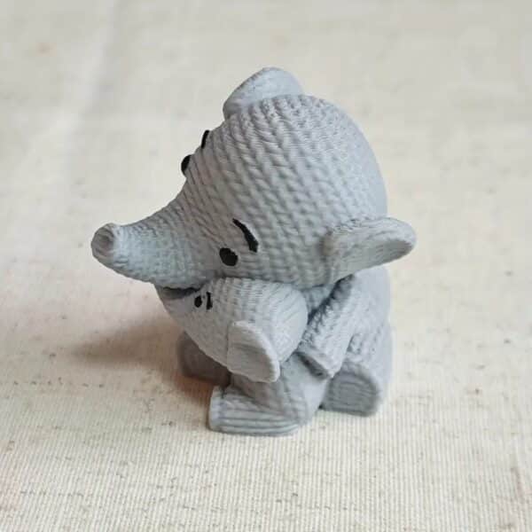 Mother Baby Elephant