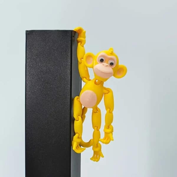 3D Printed Poseable Customized Monkey with Flexible Joints - Image 5
