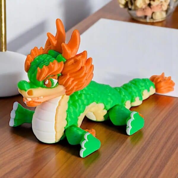 Green Orange Flying Dragon