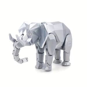 3D Silver Elephant