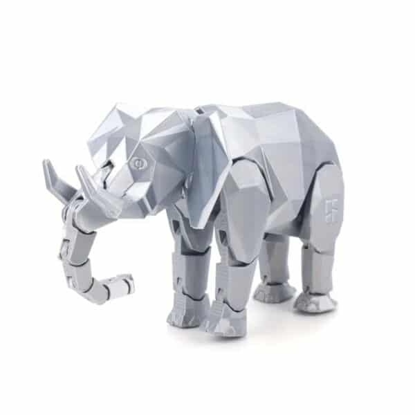 3D Silver Elephant