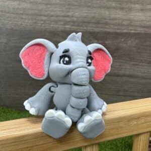 Gray Elephant Toy