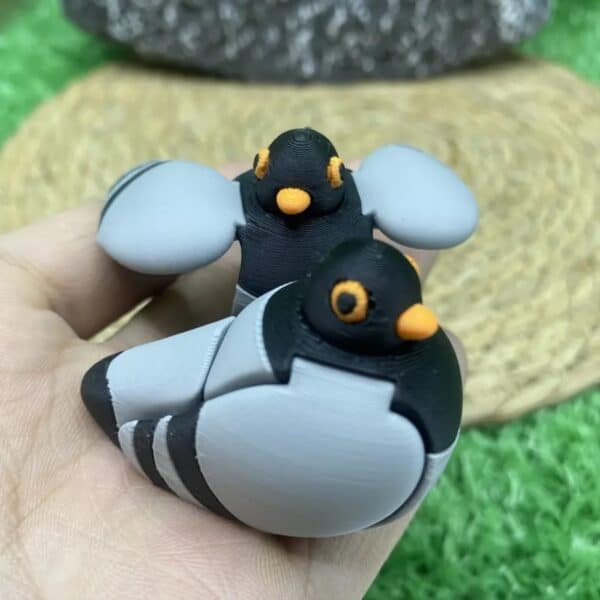 Customized Articulated 3D Printed Pigeon with Movable Joints - Image 2