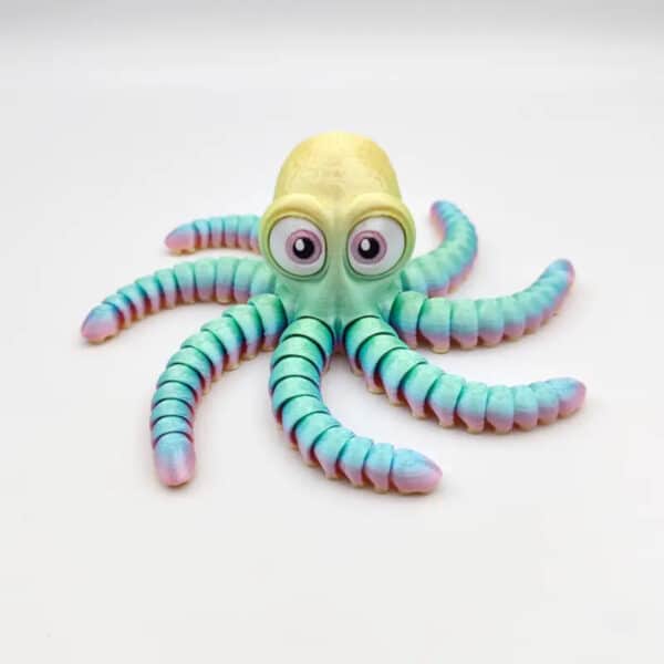 Customized 3D Movable Joint Octopus Toy for Children's - Image 2