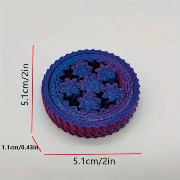 3D Printed Multi Layered Spinner Fidget Toy for Children - Image 3