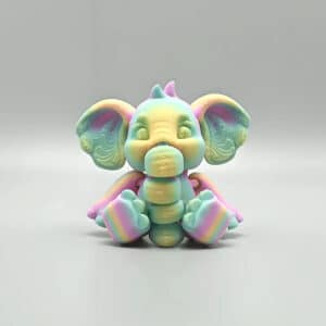 Multicolor Elephant Toy