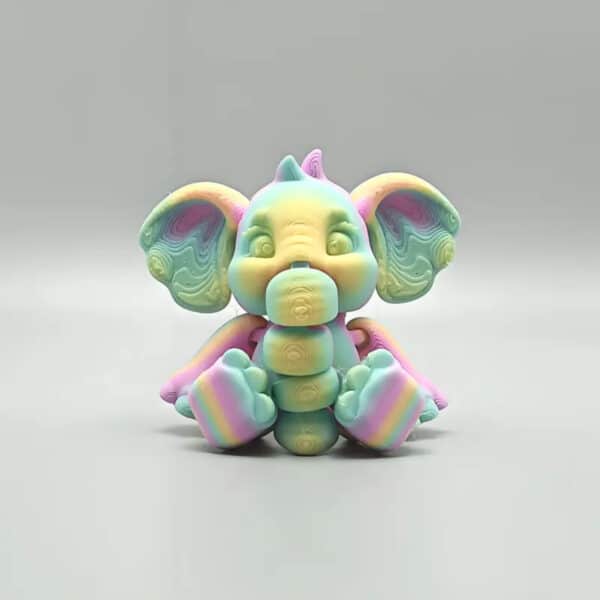 Multicolor Elephant Toy