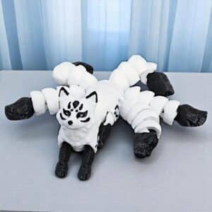 3D Printed Nine Tailed Fox