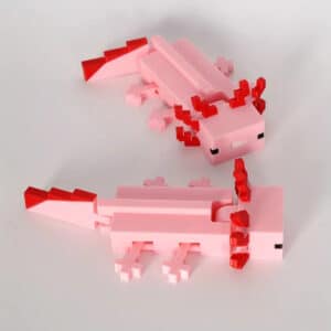 Pixel Art Pink Salamander