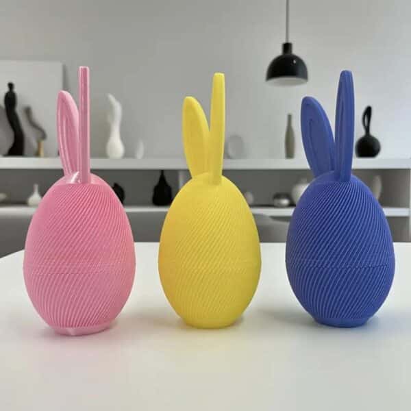 Customized 3D Printed Realistic Rabbit Egg Toy for Children's - Image 3