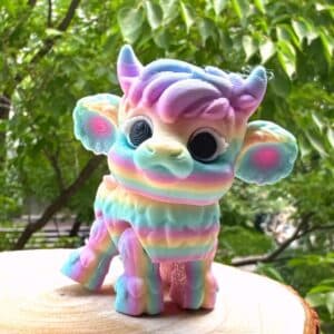 Rainbow Customized Cow