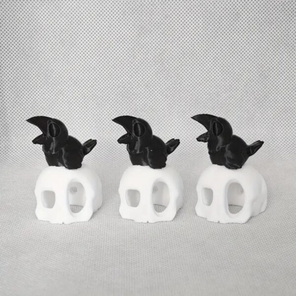 Customized 3D Printed Raven Skull Toy for Children - Image 5
