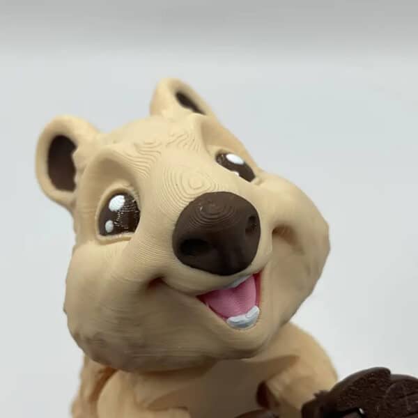 Custom 3D Printed Short Tailed Quokka Toy for Children - Image 4