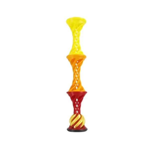 3D Printed Spiral Relax Colorful Silicone Fidget Toy for Kids - Image 3
