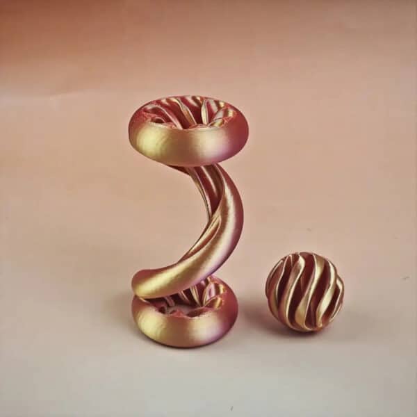 Vibrant Customizable 3D Printed Stress Ball Fidget Toys - Image 3