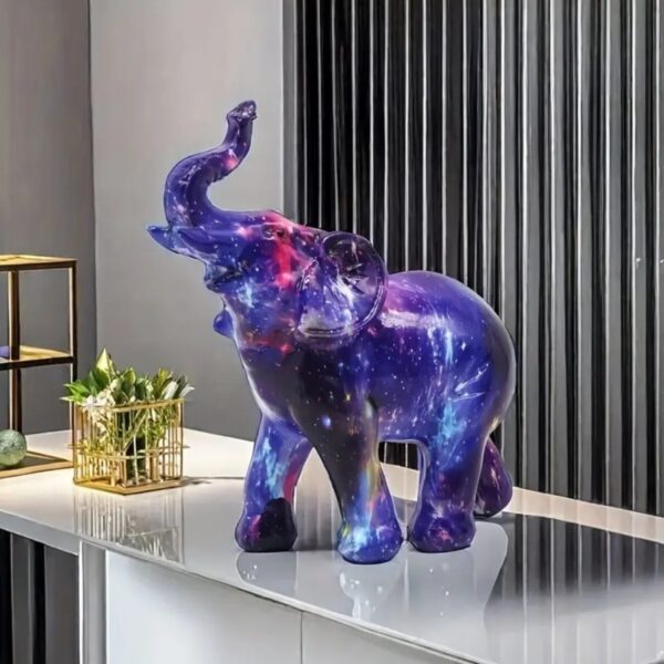 Customized 3D Printed Valentine's Day Starry Sky Elephant - Image 2