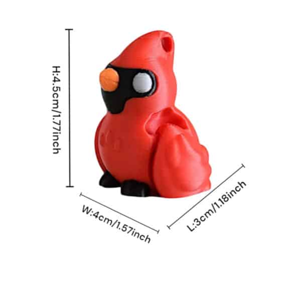 Customized Vibrant 3D Printed Chick Toy for Children's - Image 3