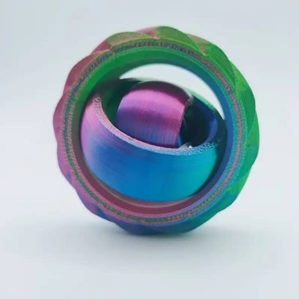 3D Printed Vibrant Colorful Gradient Fidget Toy for Children - Image 3