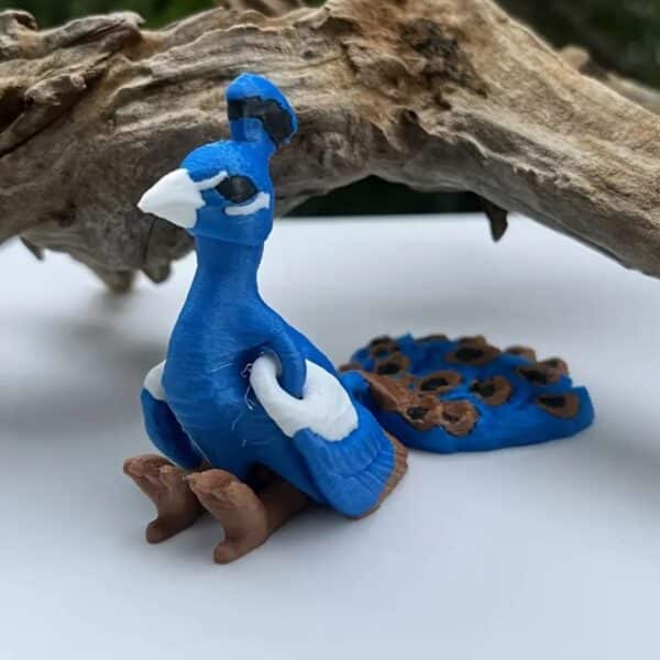 Customized 3D Printed Vivid Peacock Toy for Children - Image 5