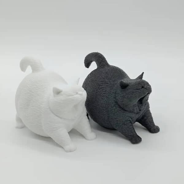 Custom Charming 3D Printed Yawning Cat Toy for Childrens - Image 3